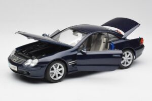 Mercedes SL 500 R230 Mėlynas Maisto 1:18 B66962126 Metalas - nuotrauka 2 iš 8