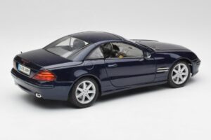 Mercedes SL 500 R230 Mėlynas Maisto 1:18 B66962126 Metalas - nuotrauka 3 iš 8