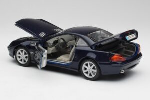 Mercedes SL 500 R230 Mėlynas Maisto 1:18 B66962126 Metalas - nuotrauka 5 iš 8