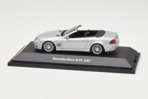 Mercedes SL 55 AMG R230 Sidabras Minichamps 1:43 B66962347 Metalas