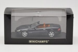 Mercedes SL R230 Juodas Minichamps 1:43 B66961922 Metalas - nuotrauka 4 iš 4