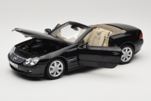 Mercedes SL R129 Juodas Minichamps 1:18 B66962171 Metalas - nuotrauka 2 iš 11