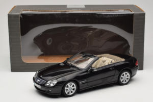 Mercedes SL R129 Juodas Minichamps 1:18 B66962171 Metalas - nuotrauka 11 iš 11