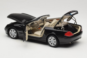 Mercedes SL R129 Juodas Minichamps 1:18 B66962171 Metalas - nuotrauka 6 iš 11