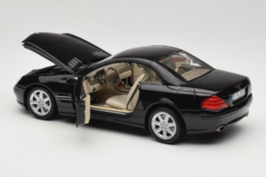 Mercedes SL R129 Juodas Minichamps 1:18 B66962171 Metalas - nuotrauka 10 iš 11