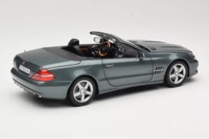 Mercedes SL R230 Amiant Green Minichamps 1:18 B66962389 Metalas - nuotrauka 3 iš 8