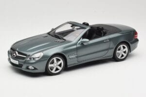 Mercedes SL R230 Amiant Green Minichamps 1:18 B66962389 Metalas