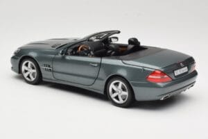 Mercedes SL R230 Amiant Green Minichamps 1:18 B66962389 Metalas - nuotrauka 7 iš 8