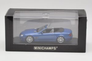 Mercedes SL R230 Tanzanite Mėlynas Minichamps 1:43 B66962250 Metalas - nuotrauka 4 iš 4