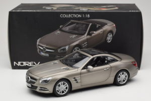 Mercedes SL500 R231 Dark Grey Matt Norev 1:18 183590 Metalas - nuotrauka 9 iš 9