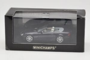 Mercedes SL500 R129 Dark Blue Metallic Minichamps 1:43 SL001 Metalas - nuotrauka 4 iš 4