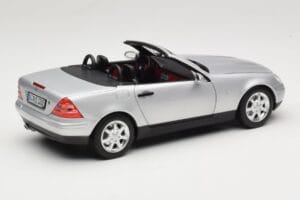 Mercedes SLK R170 Brilliant Silver Norev 1:18 183020 Metalas - nuotrauka 3 iš 9