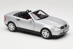 Mercedes SLK R170 Brilliant Silver Norev 1:18 183020 Metalas - nuotrauka 7 iš 9