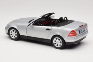 Mercedes SLK R170 Brilliant Silver Norev 1:18 183020 Metalas - nuotrauka 8 iš 9