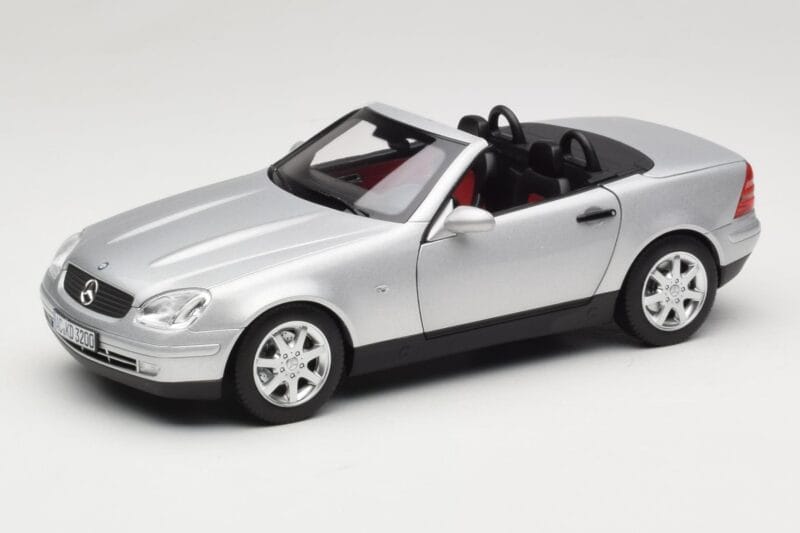 Mercedes SLK R170 Brilliant Silver Norev 1:18 183020 Metalas