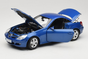 Mercedes SLK R171 Blue Metallic Minichamps 1:18 100033131 Metalas - nuotrauka 3 iš 11