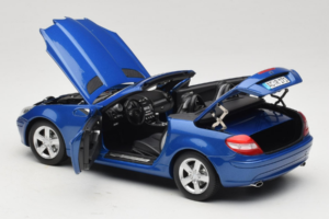 Mercedes SLK R171 Blue Metallic Minichamps 1:18 100033131 Metalas - nuotrauka 7 iš 11