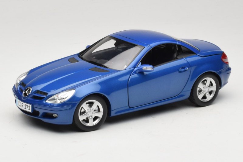 Mercedes SLK R171 Blue Metallic Minichamps 1:18 100033131 Metalas