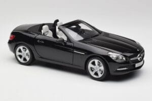 Mercedes SLK R172 Magnetite Juodas Minichamps 1:18 B66960514 Metalas - nuotrauka 6 iš 8