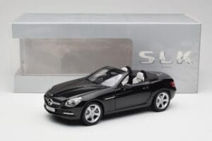 Mercedes SLK R172 Magnetite Juodas Minichamps 1:18 B66960514 Metalas - nuotrauka 8 iš 8
