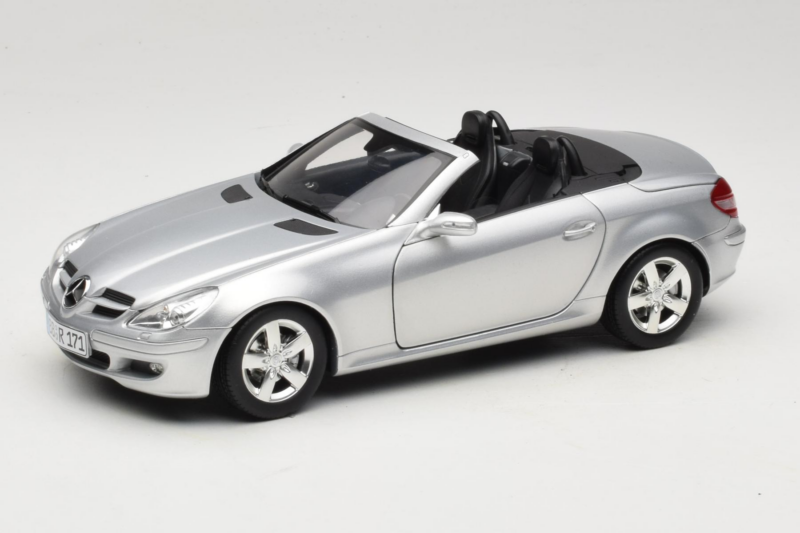 Mercedes SLK R171 Sidabrinis Minichamps 1:18 B66962318 Metalas