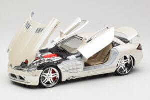 Mercedes SLR McLaren C199 Baltas Maisto 1:18 31068 Metalas - nuotrauka 2 iš 8