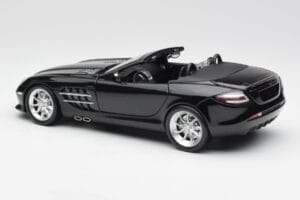 Mercedes SLR McLaren Roadster R199 Crystal Galaxit Juodas Minichamps 1:18 B66961004 Metalas - nuotrauka 7 iš 8
