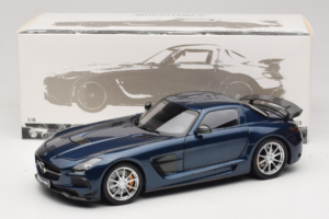 Mercedes SLS AMG Black Series Daytona Blue Metallic Minichamps 1:18 110033026 Metalas - nuotrauka 8 iš 8