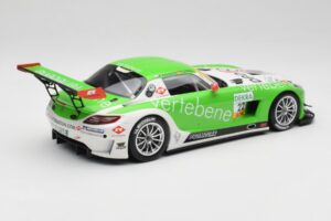 Mercedes AMG SLS C197 GT3 MS Racing #22 V. Sigacev / C. Stoll ADAC GT Masters 2011 Minichamps 1:18 151113102 Metalas - nuotrauka 2 iš 6