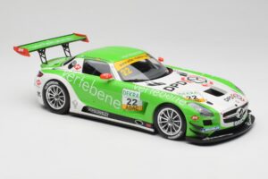 Mercedes AMG SLS C197 GT3 MS Racing #22 V. Sigacev / C. Stoll ADAC GT Masters 2011 Minichamps 1:18 151113102 Metalas - nuotrauka 4 iš 6