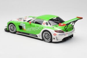 Mercedes AMG SLS C197 GT3 MS Racing #22 V. Sigacev / C. Stoll ADAC GT Masters 2011 Minichamps 1:18 151113102 Metalas - nuotrauka 5 iš 6