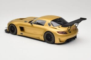 Mercedes AMG SLS C197 GT3 Street Auksinis Minichamps 1:18 151113106 Metalas - nuotrauka 5 iš 6