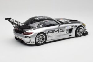 Mercedes AMG SLS C197 GT3 Team AMG China #96 M. Hakkinen / C. Cheng Zhuhai 6th 2011 Minichamps 1:18 151113196 Metalas - nuotrauka 2 iš 6