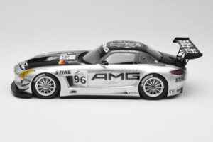 Mercedes AMG SLS C197 GT3 Team AMG China #96 M. Hakkinen / C. Cheng Zhuhai 6th 2011 Minichamps 1:18 151113196 Metalas - nuotrauka 3 iš 6