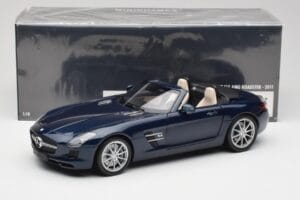 Mercedes SLS AMG R197 Roadster South Seas Mėlynas Minichamps 1:18 100039031 Metalas - nuotrauka 8 iš 8