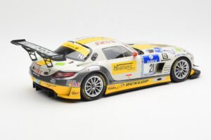 Mercedes SLS AMG GT3 #21 Rowe Racing Arnold / Roloff / Seyffarth / Jäger ADAC 24 Hours Nürburgring 2013 Minichamps 1:18 15113 - nuotrauka 2 iš 6