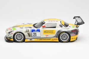 Mercedes SLS AMG GT3 #21 Rowe Racing Arnold / Roloff / Seyffarth / Jäger ADAC 24 Hours Nürburgring 2013 Minichamps 1:18 15113 - nuotrauka 3 iš 6