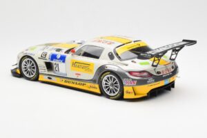 Mercedes SLS AMG GT3 #21 Rowe Racing Arnold / Roloff / Seyffarth / Jäger ADAC 24 Hours Nürburgring 2013 Minichamps 1:18 15113 - nuotrauka 5 iš 6