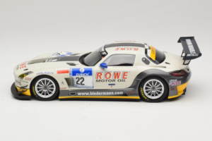 Mercedes SLS AMG GT3 #22 Rowe Racing R. Graf / M. Seyffarth ADAC 24h Nurburgring 2012 Minichamps 1:18 151123122 Metalas - nuotrauka 3 iš 6