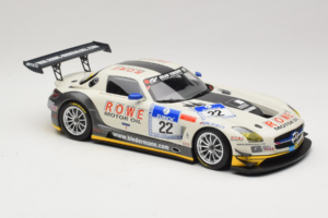 Mercedes SLS AMG GT3 #22 Rowe Racing R. Graf / M. Seyffarth ADAC 24h Nurburgring 2012 Minichamps 1:18 151123122 Metalas - nuotrauka 4 iš 6