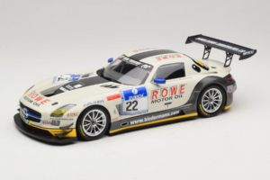 Mercedes SLS AMG GT3 #22 Rowe Racing R. Graf / M. Seyffarth ADAC 24h Nurburgring 2012 Minichamps 1:18 151123122 Metalas