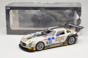 Mercedes SLS AMG GT3 #22 Rowe Racing R. Graf / M. Seyffarth ADAC 24h Nurburgring 2012 Minichamps 1:18 151123122 Metalas - nuotrauka 6 iš 6