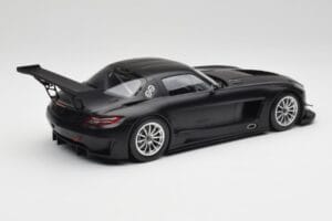 Mercedes SLS AMG GT3 C197 Street Matinis Juodas Minichamps 1:18 151113101 Metalas - nuotrauka 2 iš 6
