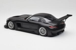 Mercedes SLS AMG GT3 C197 Street Matinis Juodas Minichamps 1:18 151113101 Metalas - nuotrauka 5 iš 6