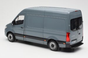 Mercedes Sprinter W907 Mėlynai Pilkas Norev 1:18 183423 Metalas - nuotrauka 6 iš 7
