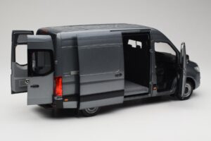 Mercedes Sprinter W907 Furgonas Selenite Grey Metallic Norev 1:18 B66004163 Metalas - nuotrauka 2 iš 8