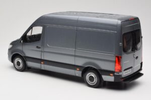 Mercedes Sprinter W907 Furgonas Selenite Grey Metallic Norev 1:18 B66004163 Metalas - nuotrauka 7 iš 8