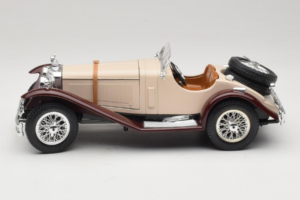 Mercedes SSK Smėlinis & Tamsiai Raudonas Bburago 1:18 3009-M4 Metalas - nuotrauka 3 iš 6