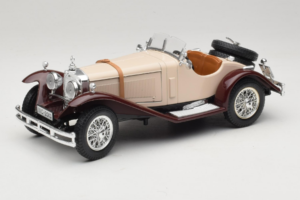 Mercedes SSK Smėlinis & Tamsiai Raudonas Bburago 1:18 3009-M4 Metalas