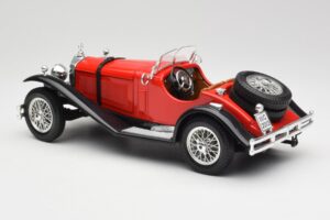 Mercedes SSK Raudonas & Juodas Bburago 1:18 3009-M1 Metalas - nuotrauka 5 iš 6